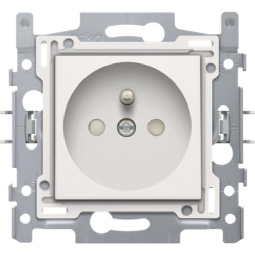 Promo Mei Niko original white STANDAARD stopcontact 101-6660, Doe-het-zelf en Bouw, Elektriciteit en Kabels, Nieuw, Stopcontact