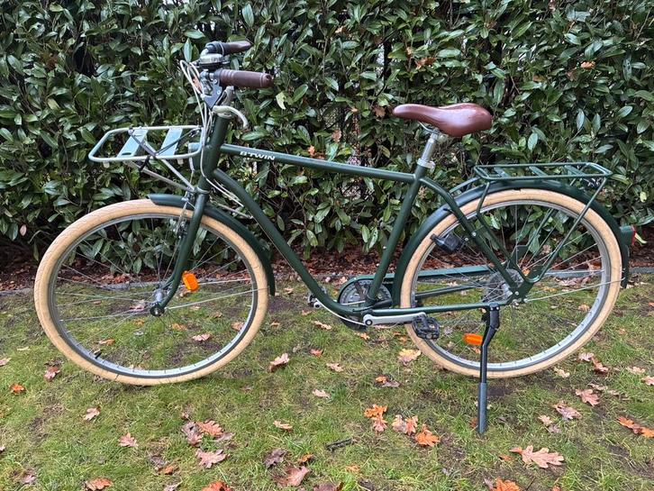 Herenfiets (groen) - 6 versnellingen, Fietsen en Brommers, Fietsen | Heren | Herenfietsen, Gebruikt, Overige merken, Versnellingen