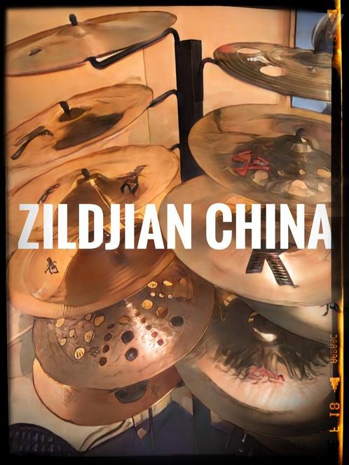 Zildjian CHINA Cymbals Used/Vintage 14”-20”, Musique & Instruments, Instruments | Pièces, Utilisé, Batterie ou Percussions, Enlèvement ou Envoi