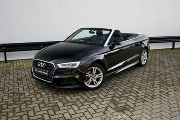 AUDI A3 CABRIO | 35 TFSI | S-LINE | AUTOMAAT | CARPLAY | TOP, Autos, 121 g/km, Achat, Entreprise, Noir