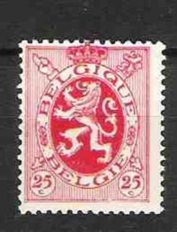 Belgique 1929 COB 282 VAR, Envoi, Non oblitéré, Trace d'autocollant