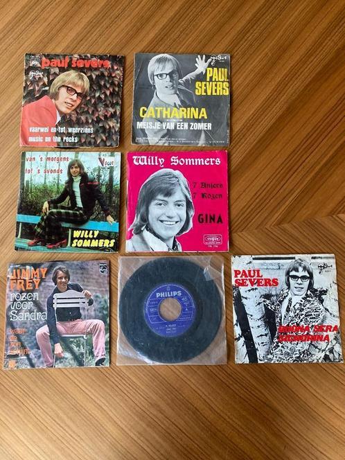Vinyl singles Willy Sommers - Paul Severs - Jimmy Frey, Cd's en Dvd's, Vinyl Singles, Gebruikt, Single, Nederlandstalig, 7 inch