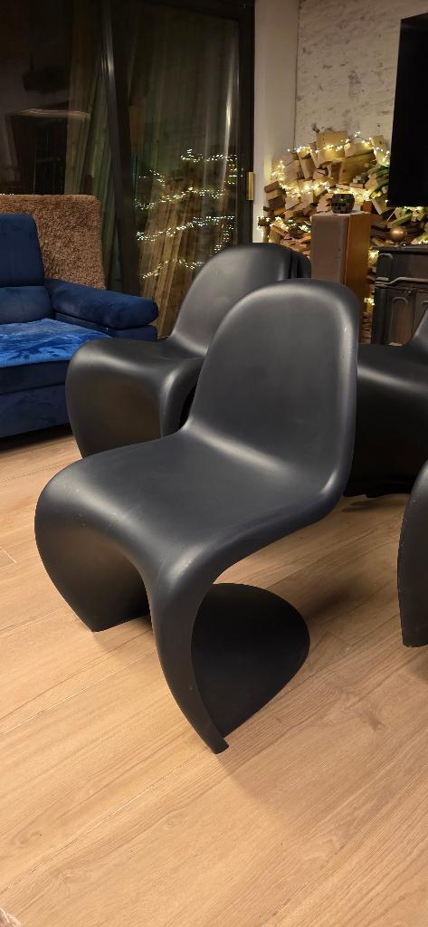Vitra Panton  chair - Design stoel, Maison & Meubles, Chaises, Comme neuf, Une, Synthétique, Noir, Enlèvement