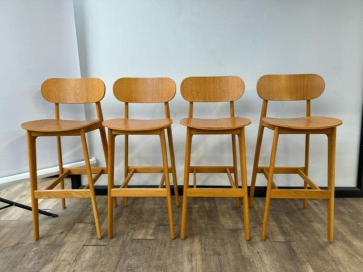 Houten kruk kersen, Huis en Inrichting, Zitzakken, Ophalen of Verzenden