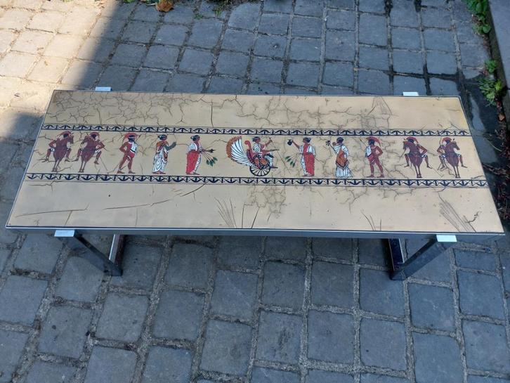 Table basse céramique signé De Nisco, Huis en Inrichting, Tafels | Salontafels, Gebruikt, Ophalen