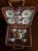 Picknickmand met koffieset voor kinderen., Ophalen