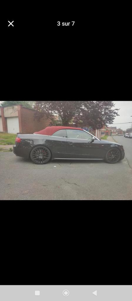 Audi A5 cabriolet Sline, Auto's, Audi, Particulier, A5, Cabriolet, Grijs, Leder, Ophalen