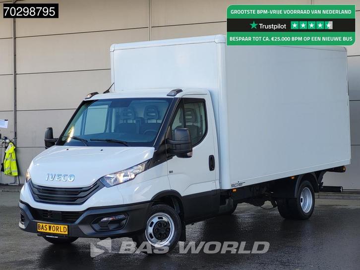 Iveco Daily 35C16 Laadklep Dubbellucht Bakwagen 160PK Airco, Auto's, Bestelwagens en Lichte vracht, Bedrijf, Te koop, Airconditioning