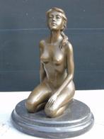 femme nue a la queue de cheval, bronze signé, NICK, Enlèvement ou Envoi, Bronze