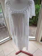 Toffe jurk MADE IN ITALY - L/XL, Made in Italy, Wit, Maat 42/44 (L), Ophalen of Verzenden