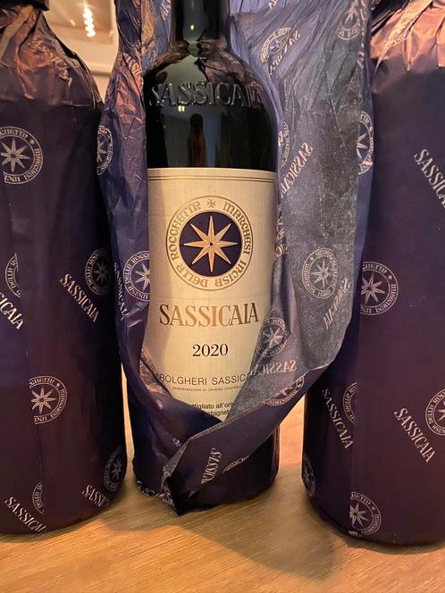 Sassicaia 2020, Collections, Vins, Comme neuf, Vin rouge, Italie, Pleine, Enlèvement ou Envoi