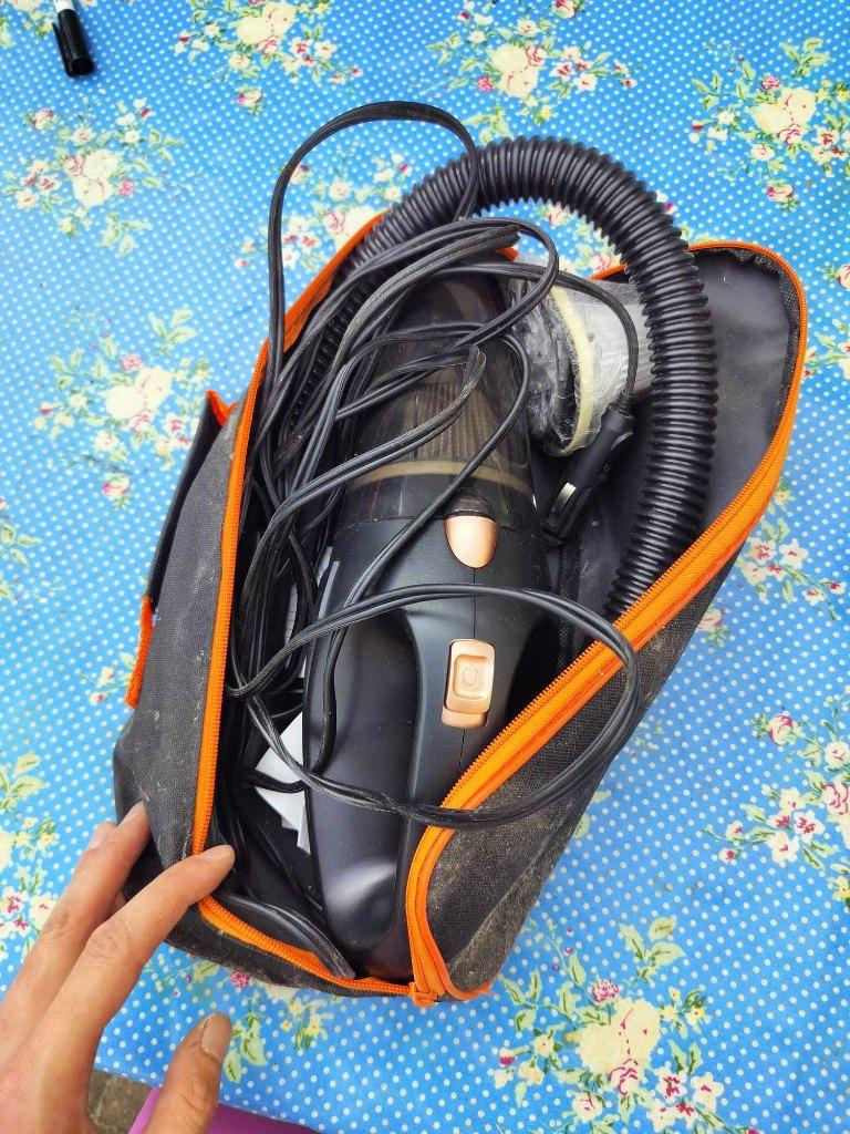 Aspirateur pour voiture, Enlèvement