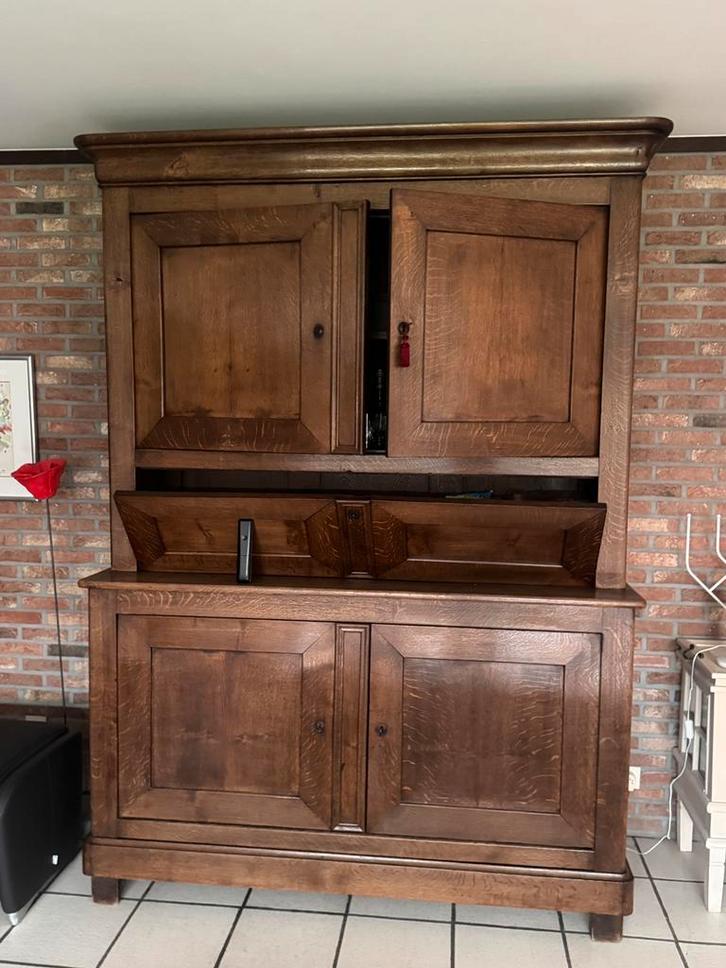 Belle armoire Louis Philippe, Maison & Meubles, Armoires | Buffets, Utilisé, 200 cm ou plus, 150 à 200 cm, 50 à 75 cm, Avec tiroir(s)