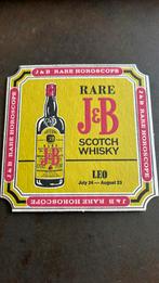 J&B Leo Horoscope Vintage whiskyonderzetters, Ophalen of Verzenden, Zo goed als nieuw