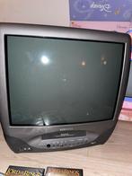Samsung CRT tv combo met vhs, Enlèvement, Comme neuf
