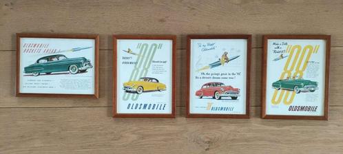 4 prachtige oldsmobile reclames uit 1950, Auto's, Oldtimers, Particulier, Ophalen