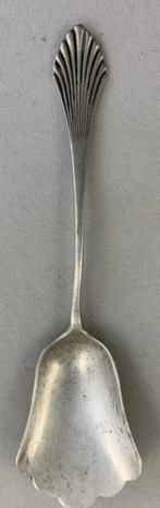 zilveren suikerlepel suikerschep Palmet Waaier Art Nouveau, Antiek en Kunst, Verzenden