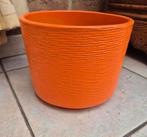 Vintage oranje terracotta bloempot H24cm diameter 19cm, Ophalen, Zo goed als nieuw, Terracotta