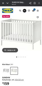 Ikea babybed, Kinderen en Baby's, Babywiegjes en Ledikanten, Ophalen, Zo goed als nieuw, Ledikant
