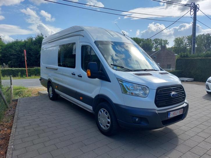 Zelfbouw offgrid camper Ford met weinig kilometers (euro 6c), Caravans en Kamperen, Mobilhomes, Particulier, tot en met 3, Buscamper of Camperbus