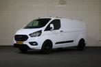 Ford Transit Custom 2.0 TDci 130pk L2 H1 Airco 2.8T Trekhaak, Auto's, Parkeersensor, Wit, Ford, Te koop