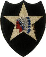 Patch US ww2 2nd Infantry Division