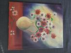 bloemenschilderij op canvas van Ed Vercammen, Antiek en Kunst, Ophalen