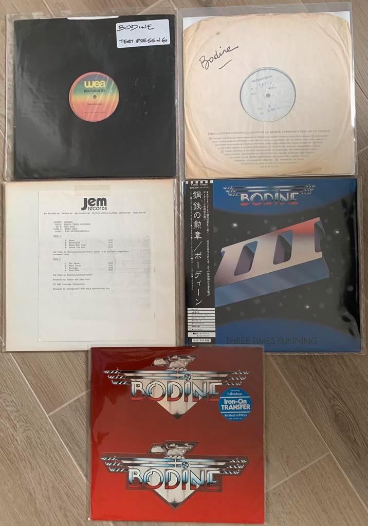 Unieke Bodine Test Persingen/Japanse/Franse Persingen, Cd's en Dvd's, Vinyl | Rock, Zo goed als nieuw, Ophalen of Verzenden