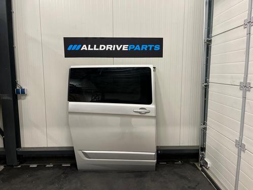 Ford Transit Custom schuifdeur rechts met ruit zilvergrijs, Auto-onderdelen, Carrosserie, Deur, Ford, Rechts, Gebruikt, Ophalen of Verzenden