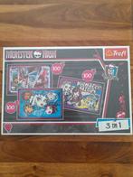NIEUW - puzzel TREFL - Monster High - 3 in 1 - 100 st, Kinderen en Baby's, Speelgoed | Kinderpuzzels, Ophalen of Verzenden