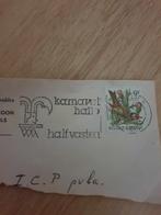 Carnaval Halle postafstempeling 1987, Ophalen of Verzenden