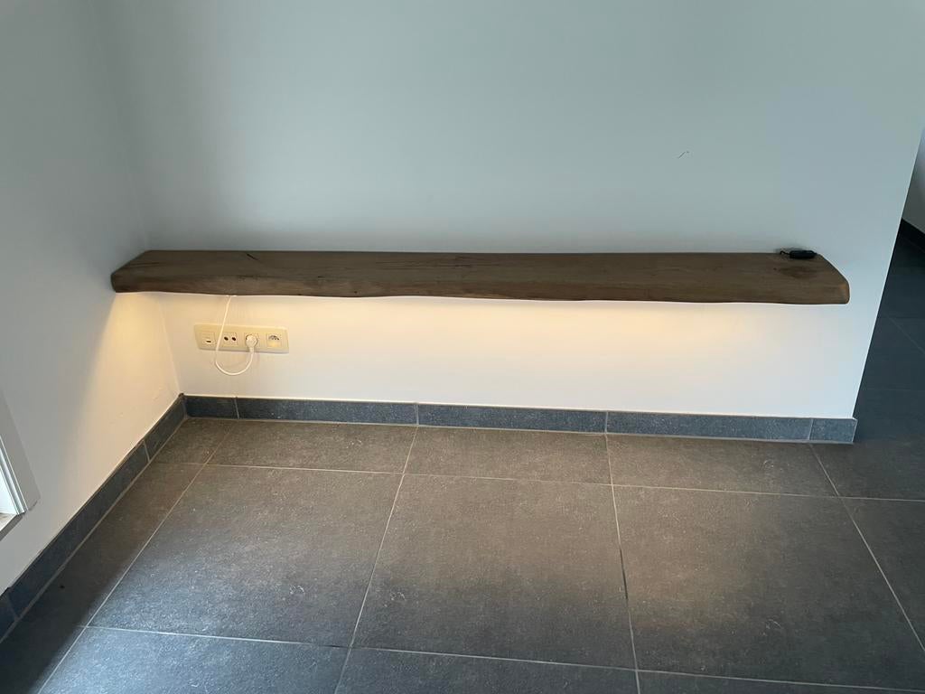 Massief Eikenbalk led, Huis en Inrichting, Kasten | Dressoirs, Ophalen, Nieuw