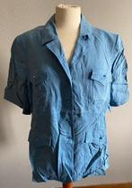 Blauwe blouse Giorgio Grati maat 48, Giorgio Grati, Taille 46/48 (XL) ou plus grande, Comme neuf, Bleu