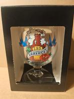 Duvel glas berthom met rode D, Verzamelen, Ophalen of Verzenden, Duvel