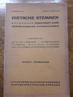 Dietsche Stemmen nummer 3en 4 van 1918, Gelezen, Bodenstein, René de Clerc, Ophalen of Verzenden, 20e eeuw of later