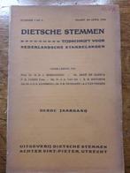 Dietsche Stemmen nummer 3en 4 van 1918, Bodenstein, René de Clerc, Ophalen of Verzenden, 20e eeuw of later, Gelezen