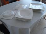 6 moderne soepborden en eetborden, Huis en Inrichting, Keuken | Servies, Ophalen, Zo goed als nieuw, Bord(en)