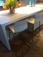 Quatre tabourets de bar Glenn IKEA, Huis en Inrichting, Ophalen, Kunststof, Gebruikt, Met voetsteun