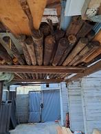 Ronde houten palen, Tuin en Terras, Ophalen