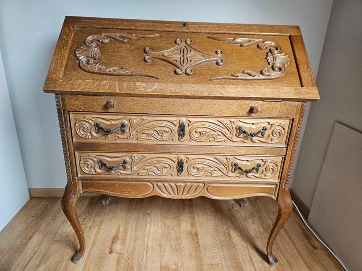Antieke secretaire Louis XV-stijl, Antiek en Kunst, Antiek | Meubels | Kasten, Ophalen