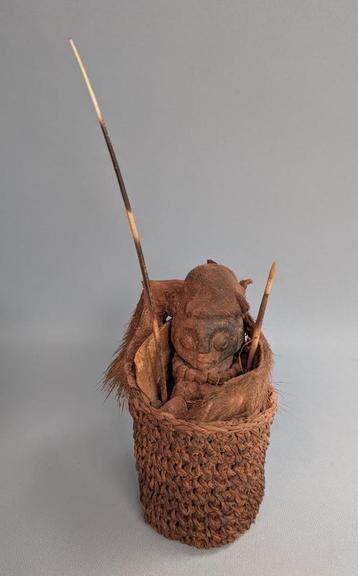 Zeldzaam fetisjmandje Kusu, DR Congo, 1920-1930 beschikbaar voor biedingen