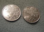2 oude munten van 500 fr Belgie 1980 VL+FR, Timbres & Monnaies, Monnaies | Belgique, Série, Enlèvement ou Envoi
