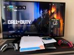 PlayStation 5 Slim Disc  + TV + 2 controllers, Games en Spelcomputers, Ophalen, Zo goed als nieuw, Playstation 5