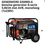 Generator GENERMORE G5000D-A, Ophalen, Zo goed als nieuw