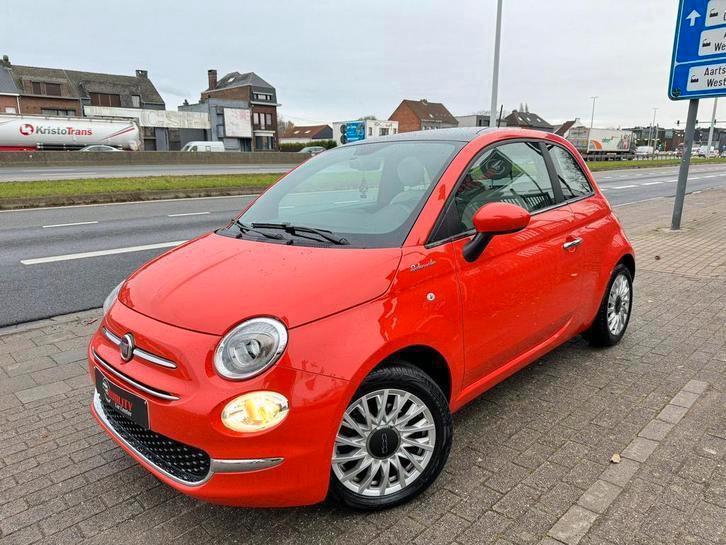 Fiat 500 Dolcevita Mild-Hybride 11/2022 047000km Pano Leder, Autos, Fiat, Entreprise, Achat, ABS, Airbags, Air conditionné, Apple Carplay