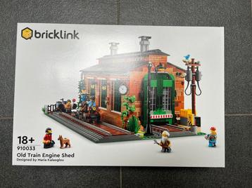 Lego bricklink designer program 910033 old train engine shed beschikbaar voor biedingen