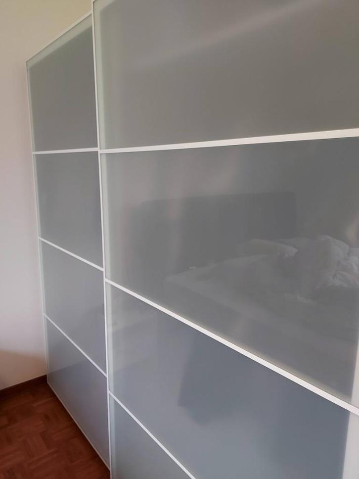 Pax Ikea kledingkast en schuifdeuren, Huis en Inrichting, Kasten | Roldeurkasten en Archiefkasten, Zo goed als nieuw, 200 cm of meer