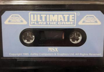 7 Cassettespellen uit 1985 Games MSX 64K, prix : 10€