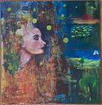 Tableau acrylique sur bois « Rêve de vacances », Enlèvement ou Envoi