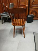 Tafel en 6 stoelen, Huis en Inrichting, Ophalen, Gebruikt, Bruin, Vijf, Zes of meer stoelen